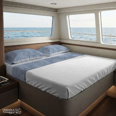 completo lenzuola barca lilly azzurro