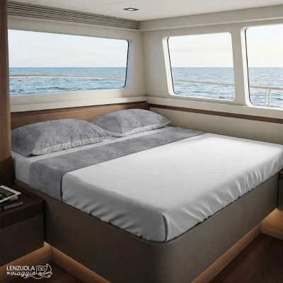 completo lenzuola barca lilly grigio